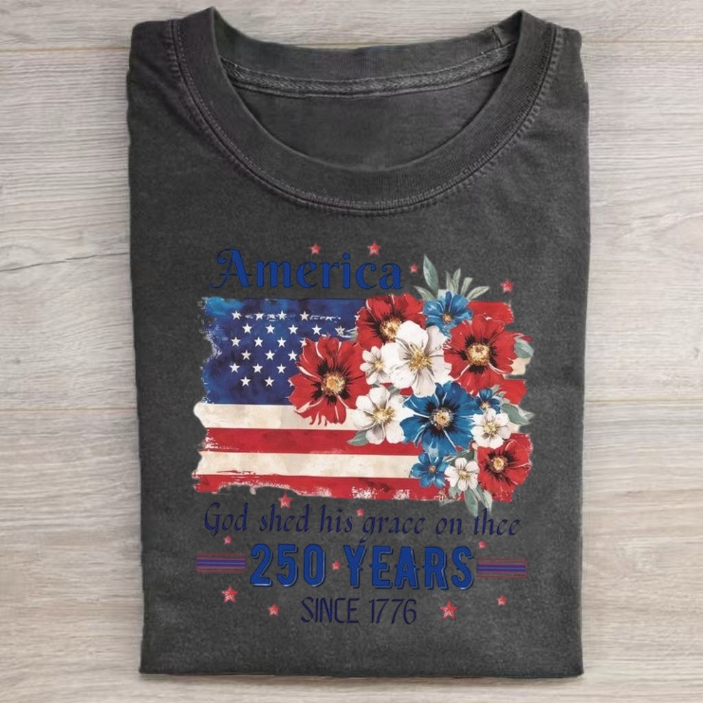 Floral Flag 250th T-Shirt