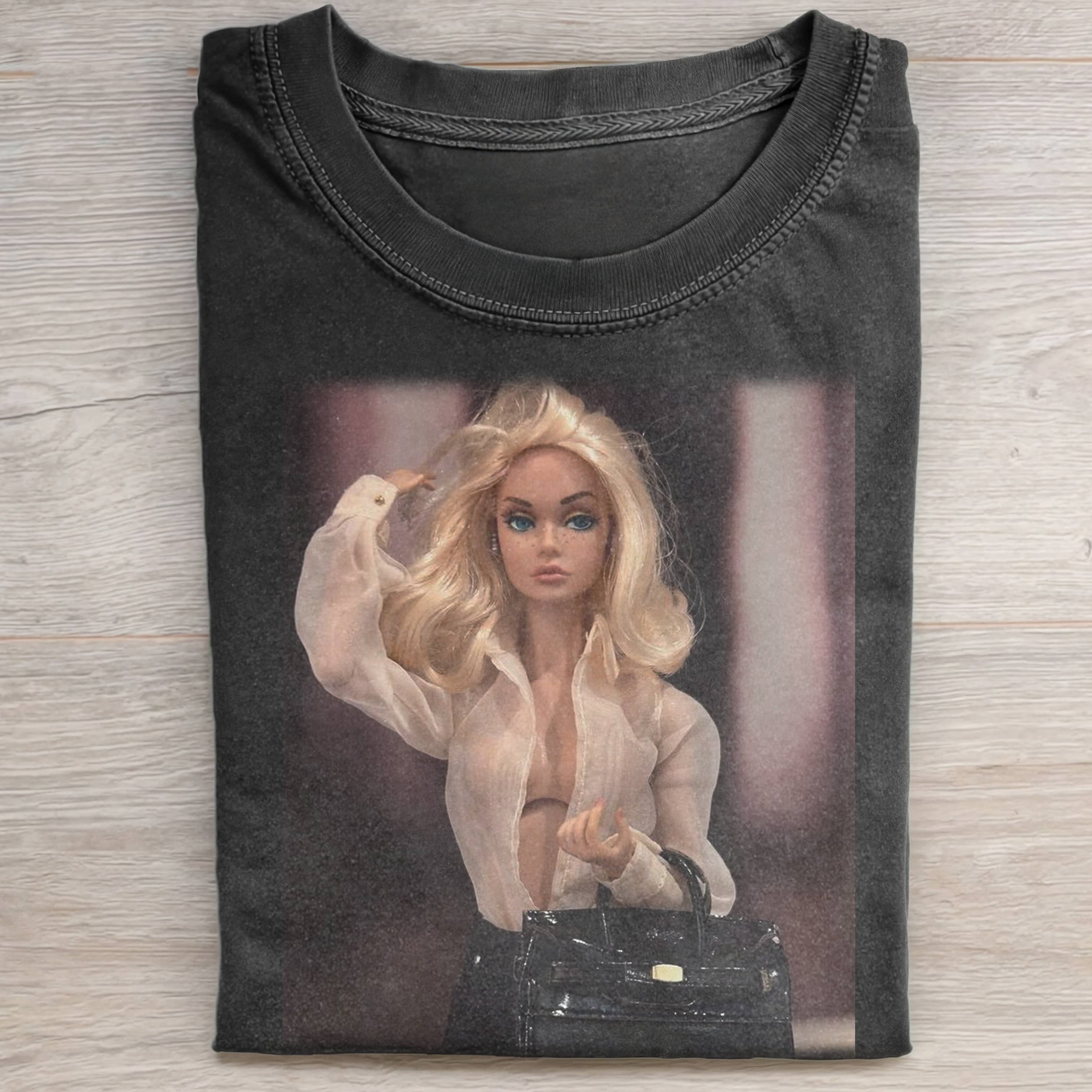OL Funny Doll FaceCORE MEME TEE