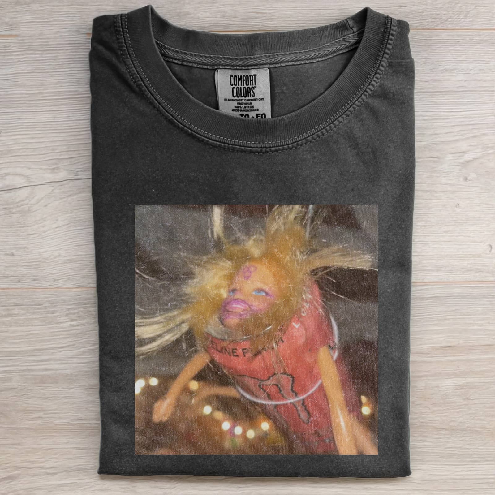 Funny Doll Face GIRL MEME T-SHIRT - Vintage Washed Apparel by VanceMade