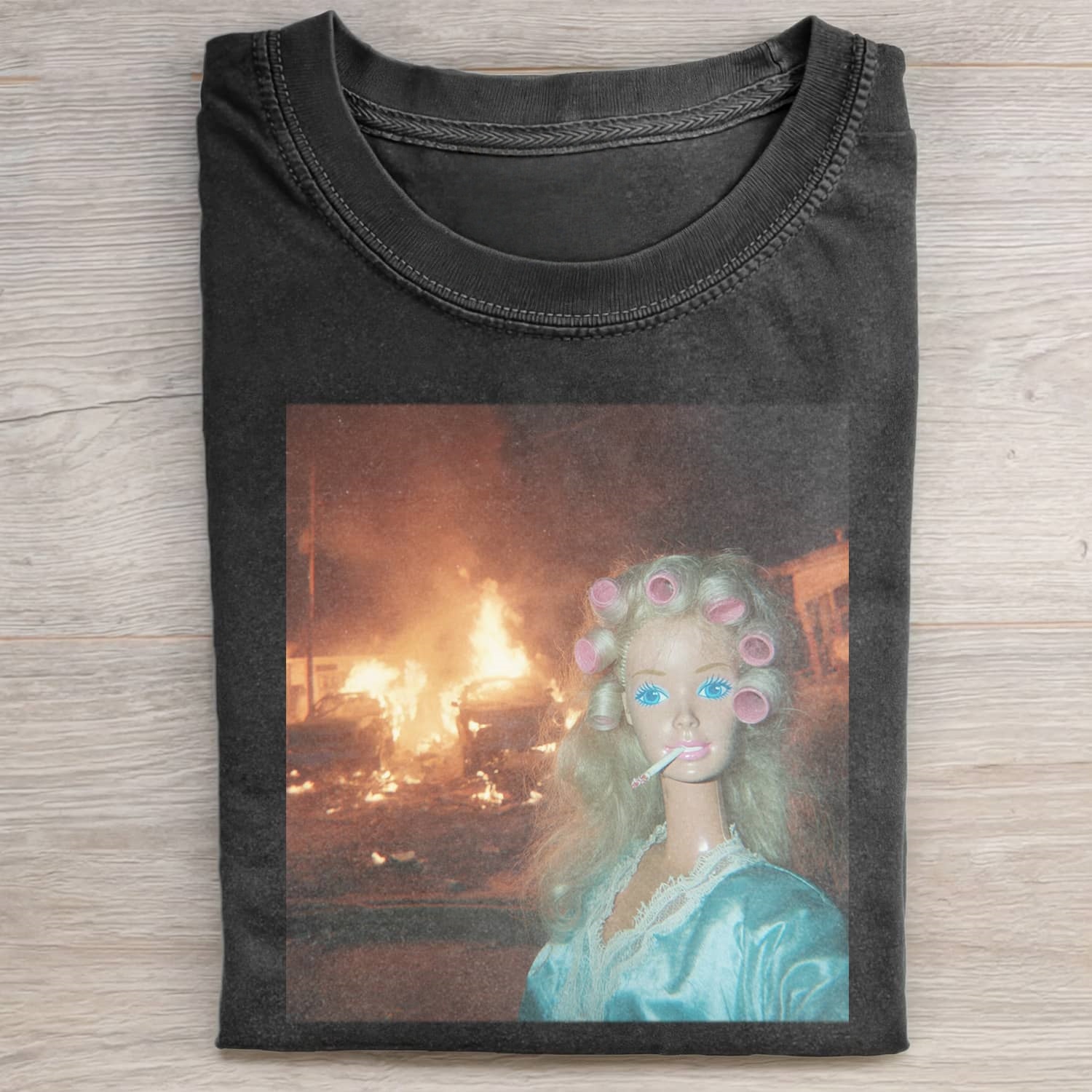 Funny Doll FaceCORE MEME MOOD ICON TEE