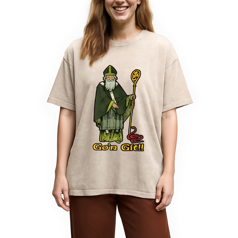 Funny Go'n Git Washed T-Shirt - Vintage Washed Apparel by VanceMade