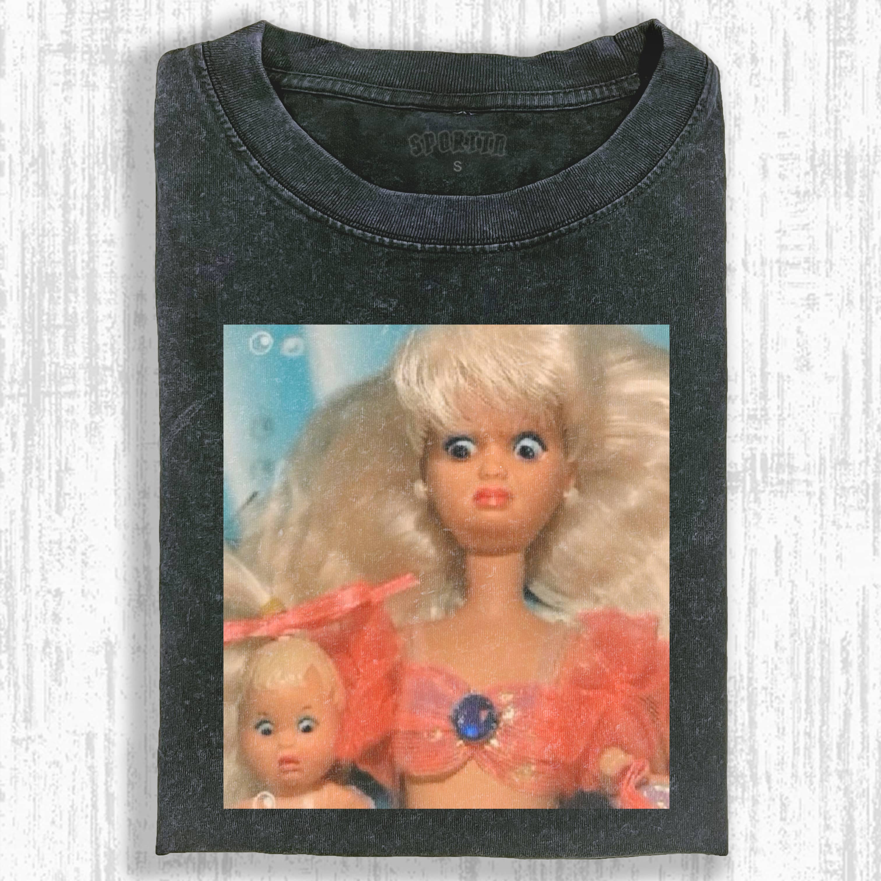 DOLL GIRL MEME T-SHIRT. 7.15 - Vintage Washed Apparel by VanceMade