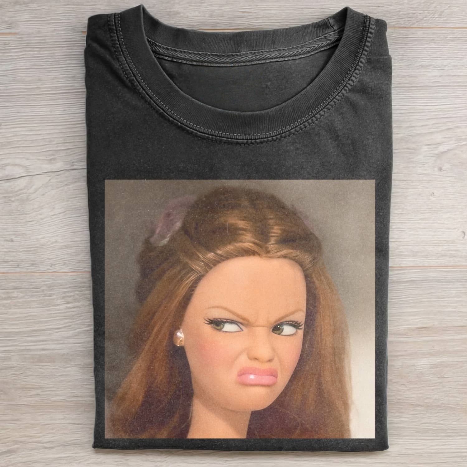 DOLL FACE HATE MEME MOOD POV TEE - Vintage Washed Apparel by VanceMade