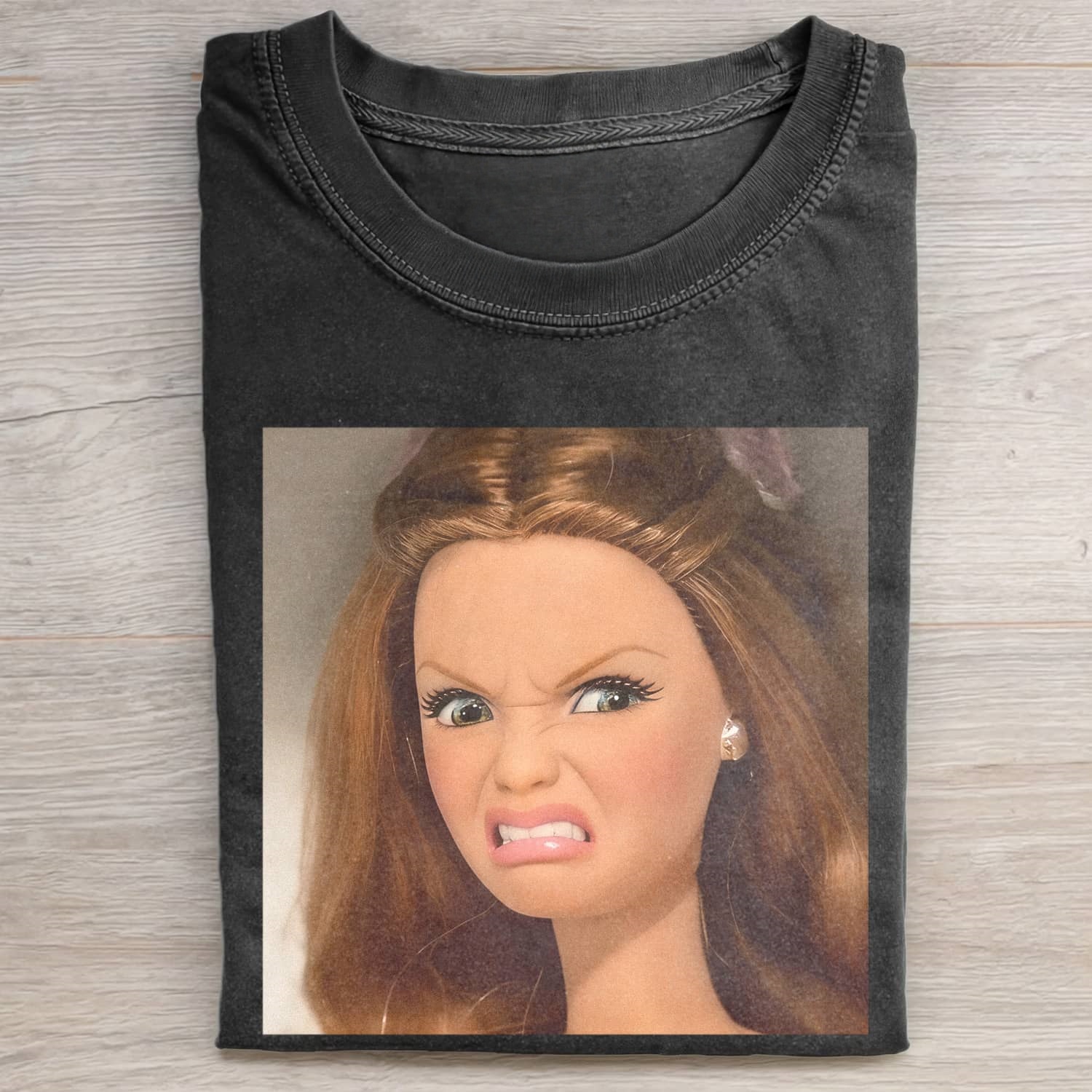 DOLL FACE HATE MEME MOOD POV TEE - Vintage Washed Apparel by VanceMade