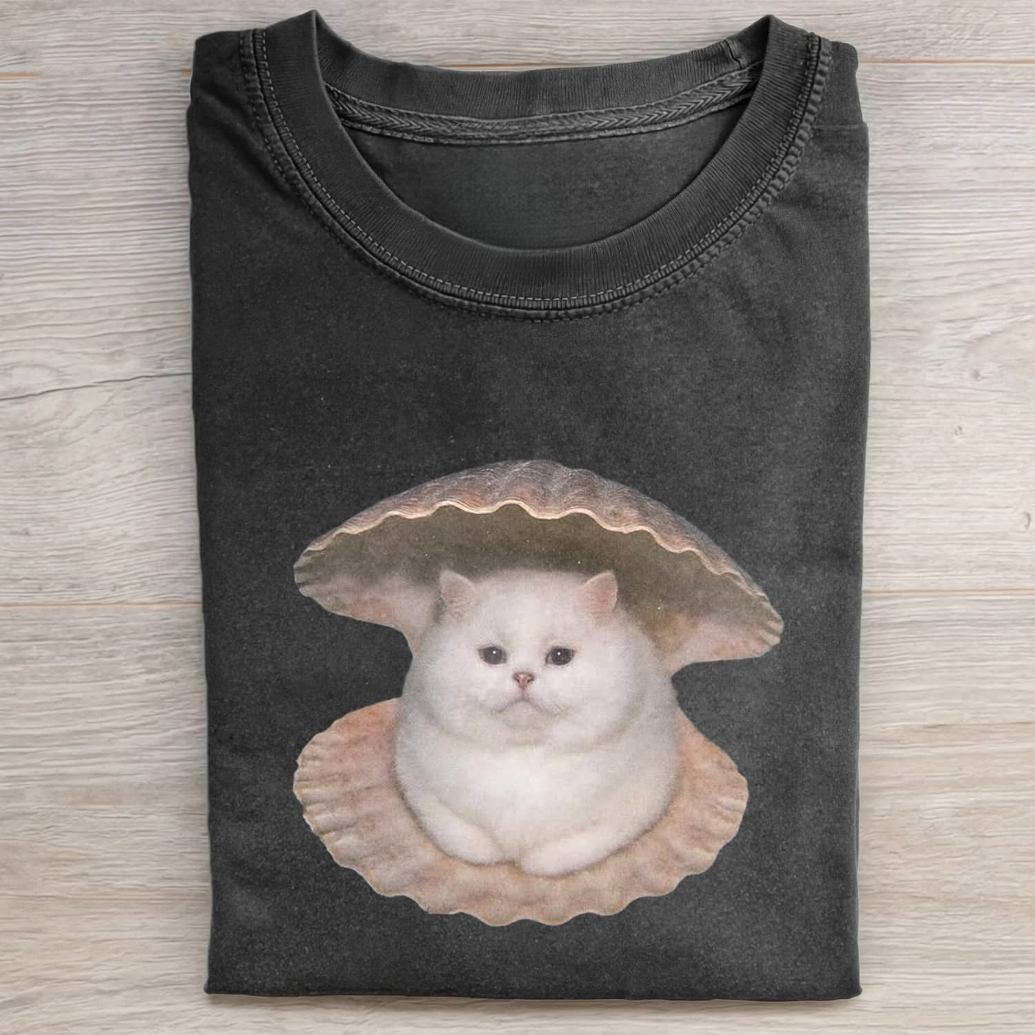 CAT MEME ICON TEE - Vintage Washed Apparel by VanceMade