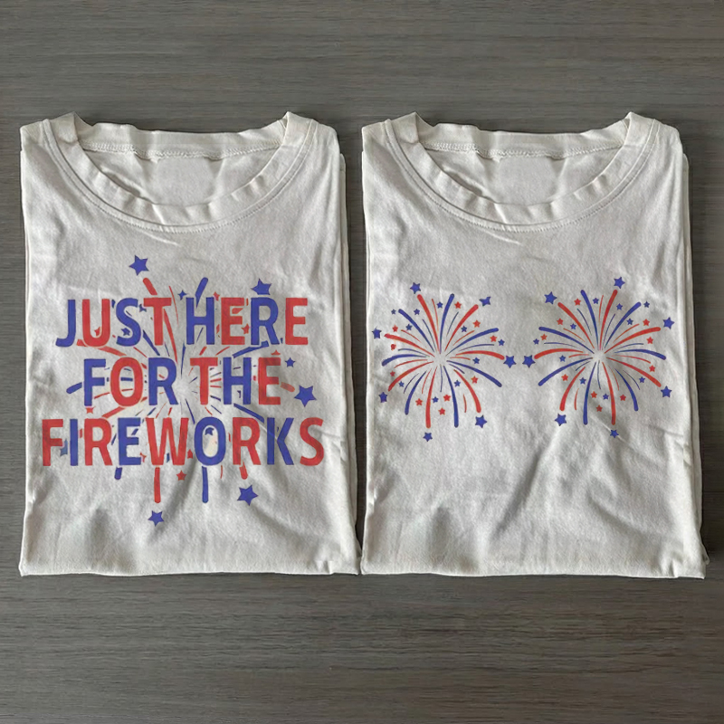 Funny Fourth of July Couples T-shirt