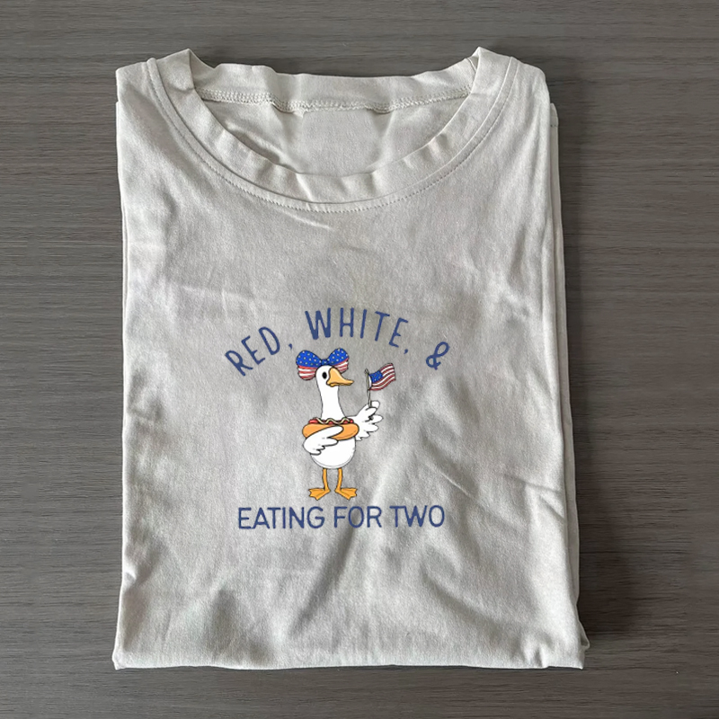 Funny Fourth of July Couples T-shirt