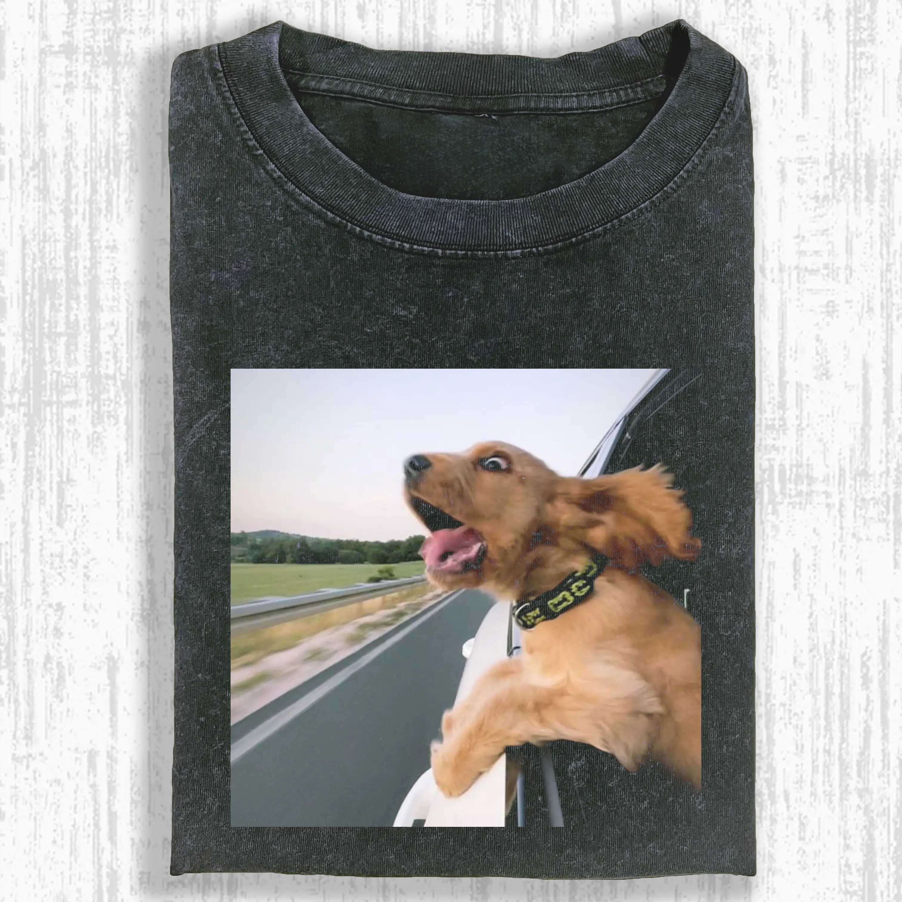 Road Trip Happy Cocker Spaniel T-shirt