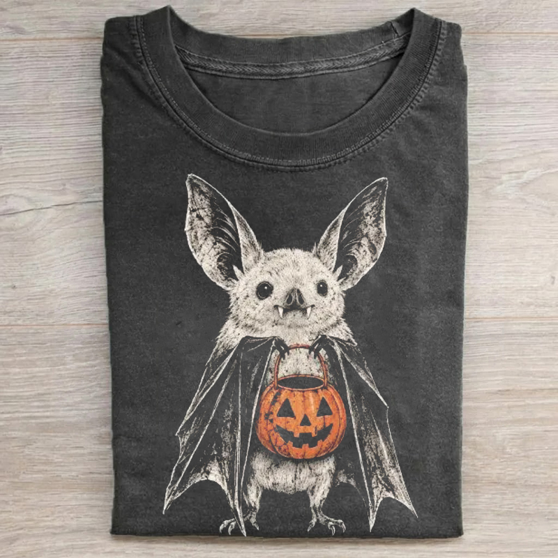 Retro Halloween Bat T-shirt