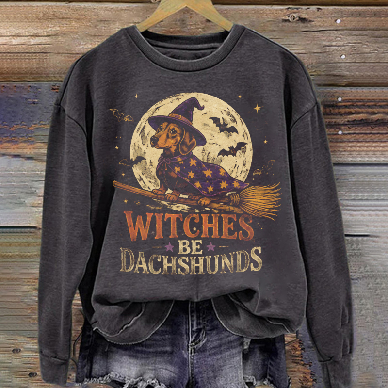 Witches Be Dachshunds Sweatshirt
