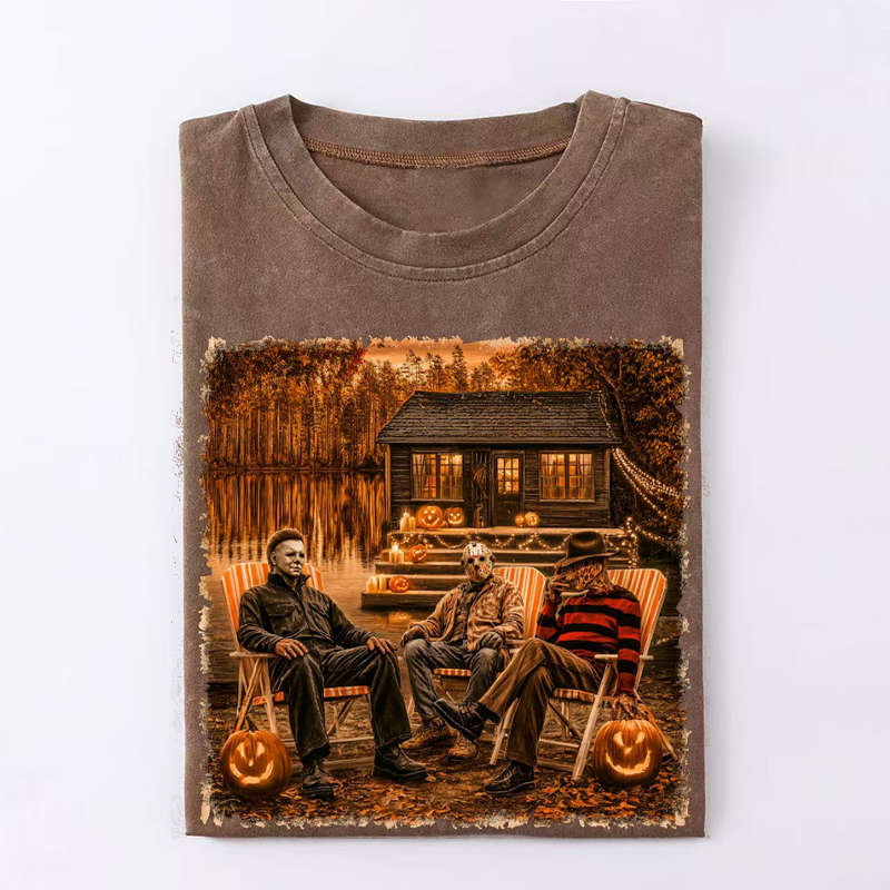 Fall Horror Character Shirt