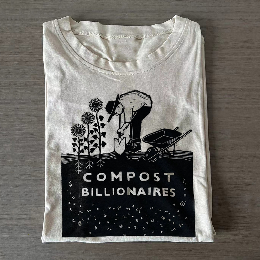Compost Billionaires graphic T-shirt
