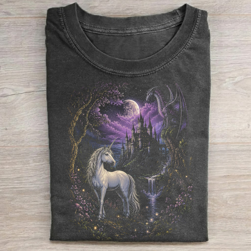 90s Fantasy Unicorn T-shirt