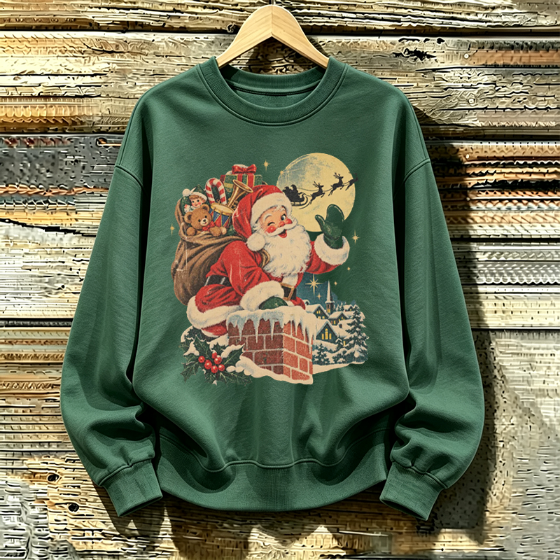 Vintage Santa Christmas Sweatshirt