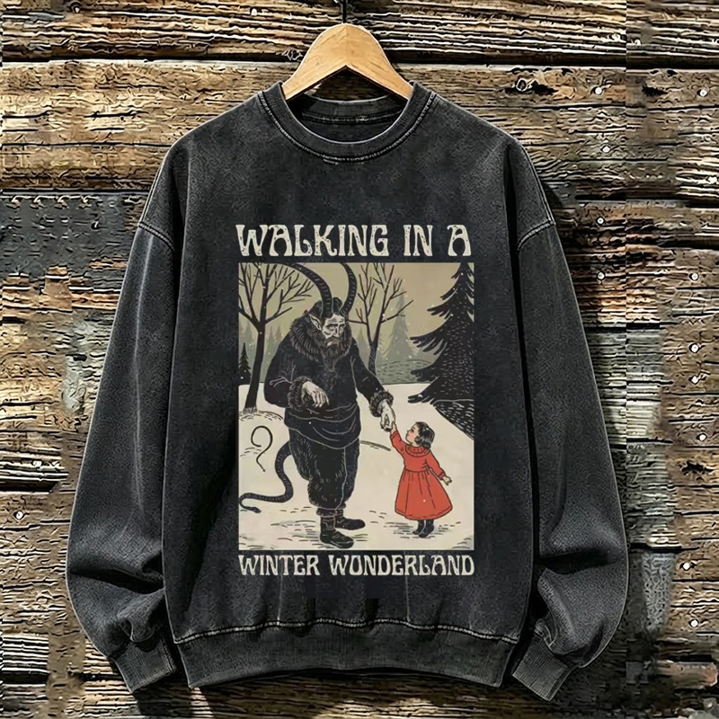 Creepy Dark Holiday Horror Sweatshirt