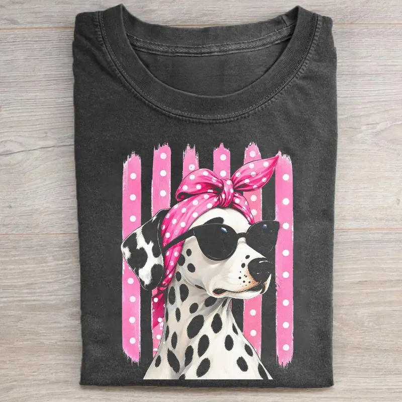 Sunglasses Dalmatian T-shirt