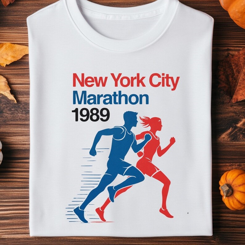 NYC Marathon 1989 Retro T-Shirt