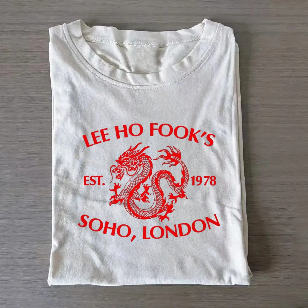 Lee Ho Fooks Dragon Design T-Shirt