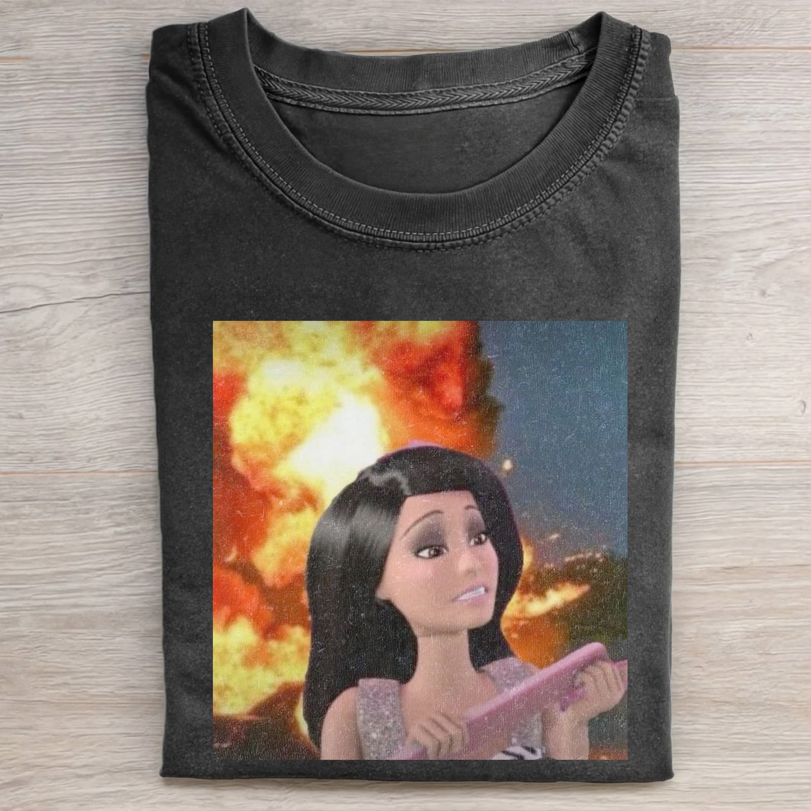 MOOD DOLL GIRL MEME T-SHIRT