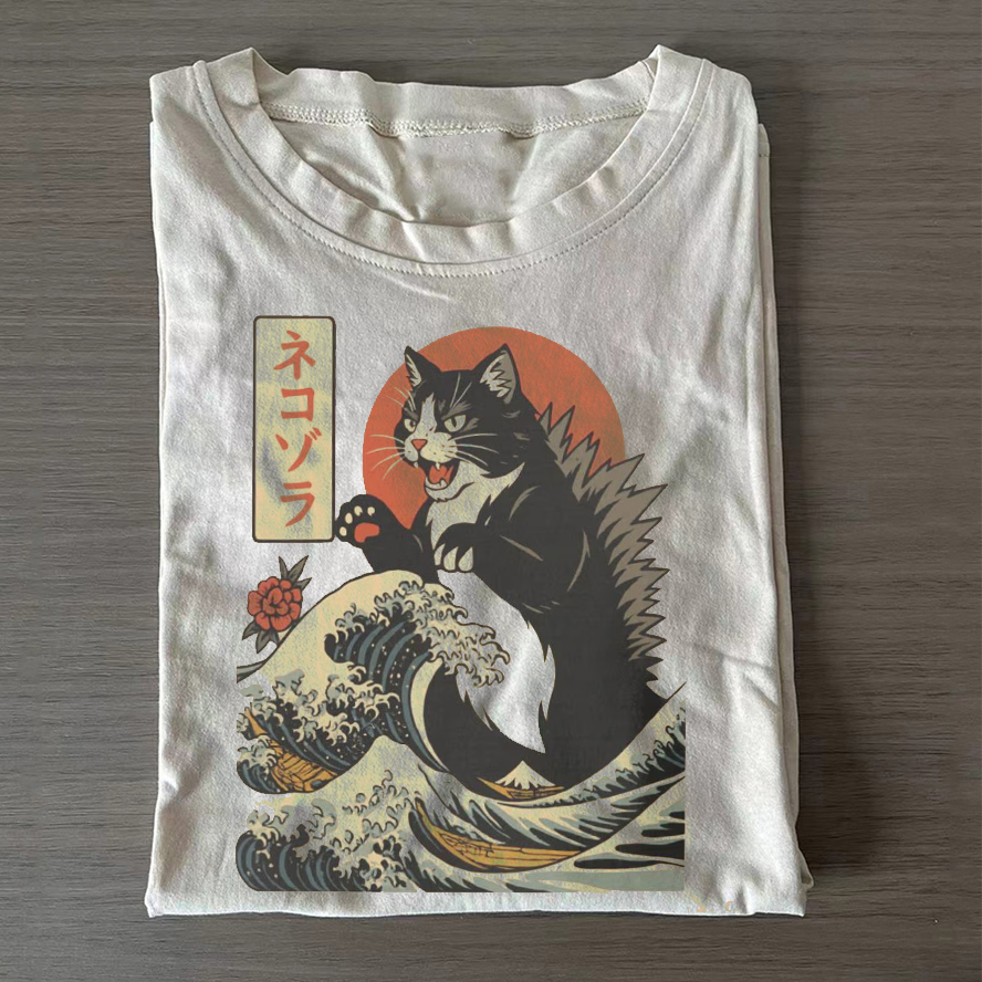 ShawnCraft® Official: Catzilla T-shirt - Premium Breathable Cotton Apparel