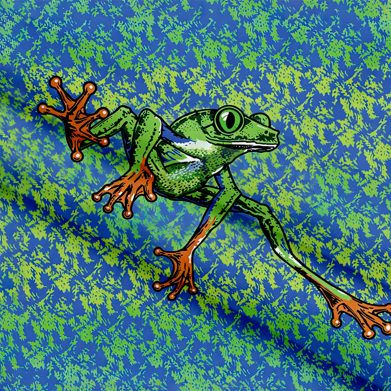 ShawnCraft® Official: Long-legged Frog Long Sleeve Graphic Print T-Shirt - Premium Breathable Cotton Apparel