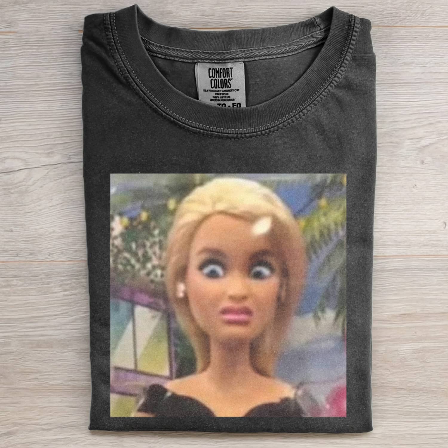 Funny Doll FaceCORE MEME MOOD ICON TEE - Vintage Washed Apparel by VanceMade