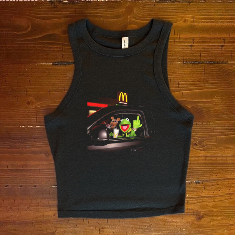 Funny Graphic Tank Top - Vintage Washed Apparel by VanceMade