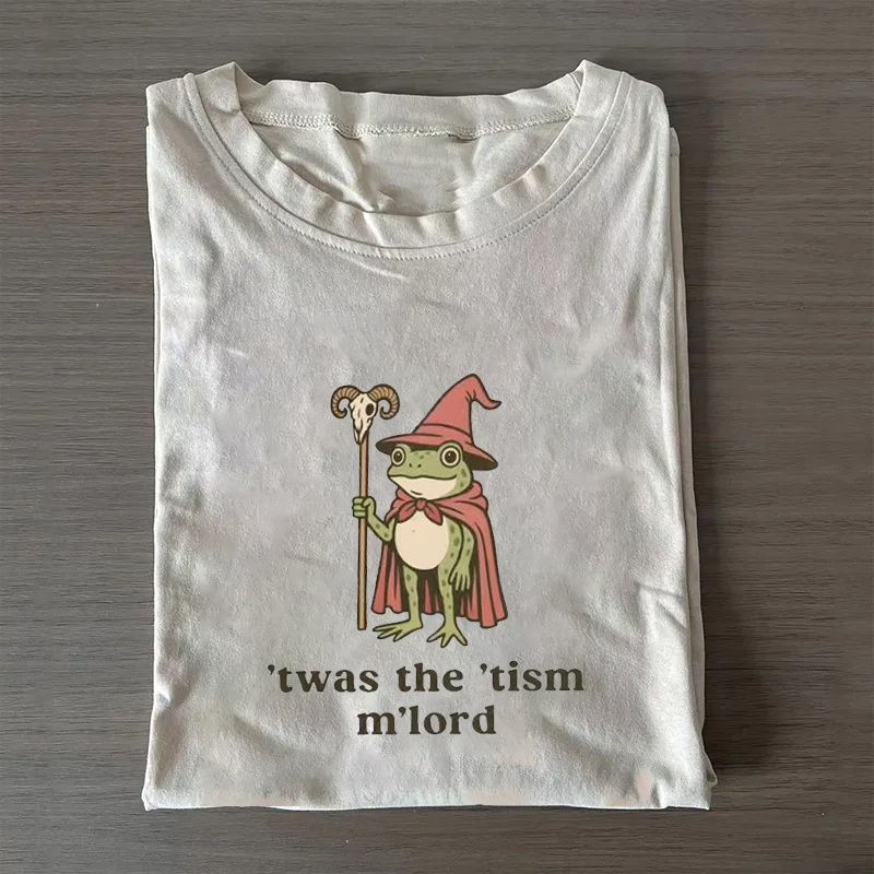 Twas The Tism Mlord T-shirt - Vintage Washed Apparel by VanceMade