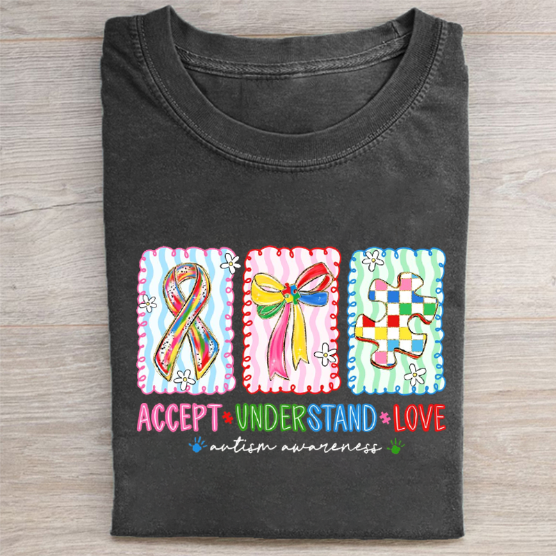 Autism Awareness T-shirt - Vintage Washed Apparel by VanceMade