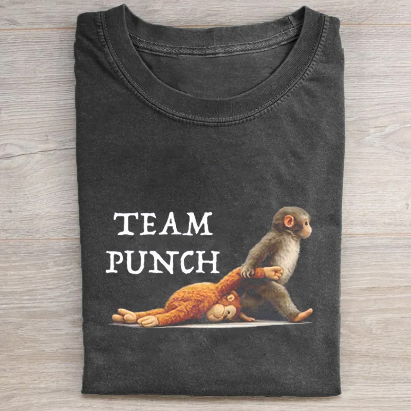 Team Punch T-shirt - Vintage Washed Apparel by VanceMade