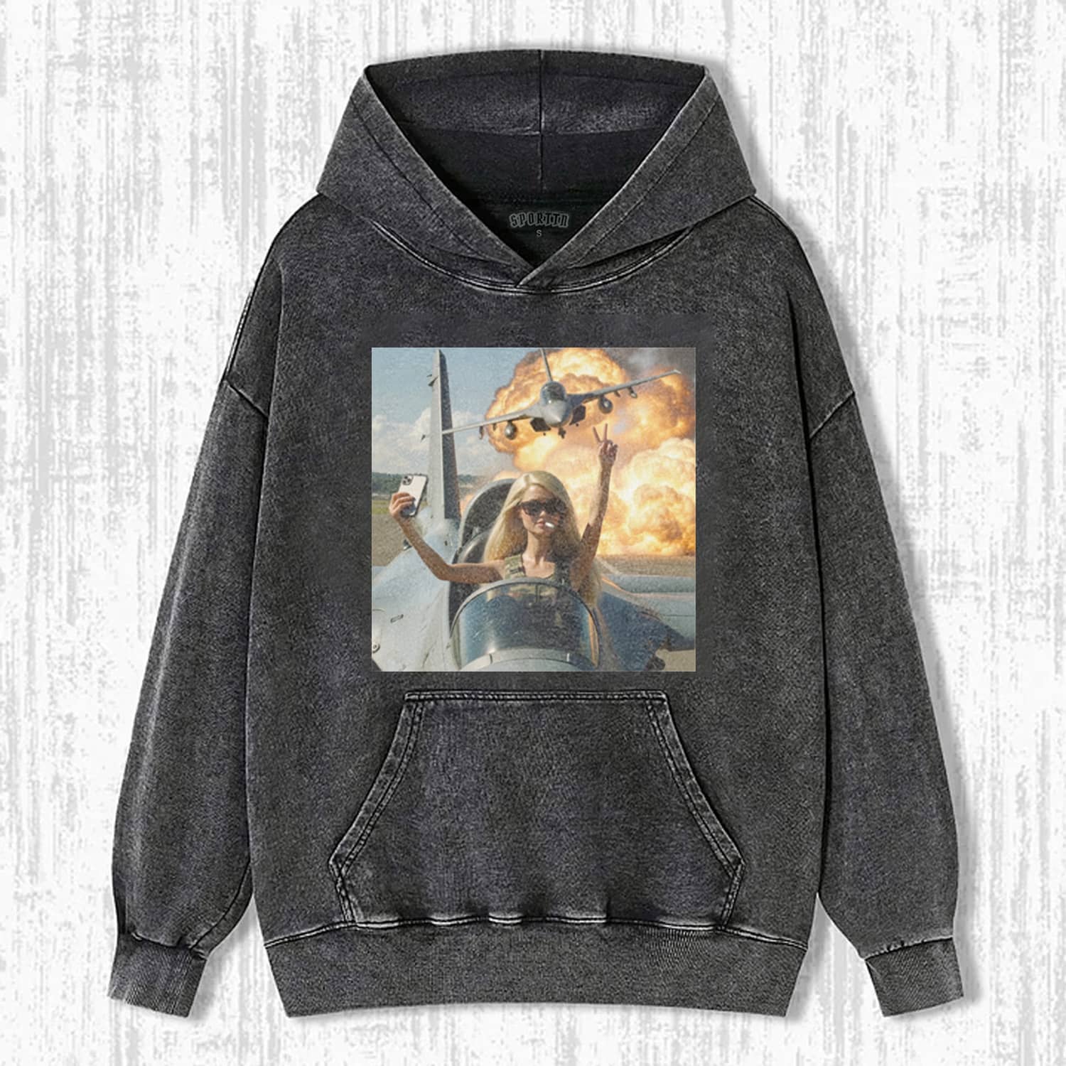 CHILL GIRL MEMES SWEATSHIRTS & HOODIES - Vintage Washed Apparel by VanceMade