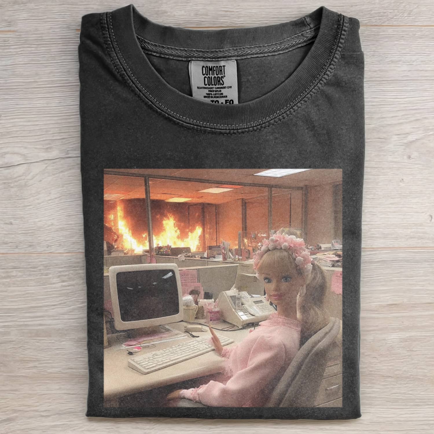 Funny Doll FaceCORE MEME MOOD ICON TEE - Vintage Washed Apparel by VanceMade