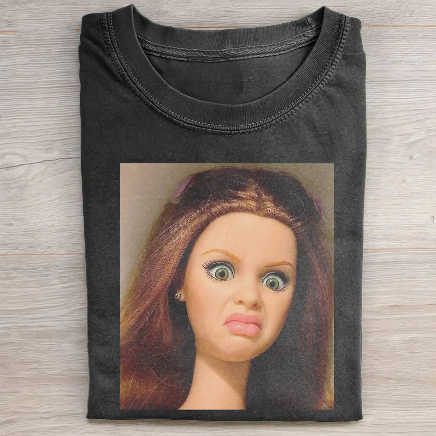 HATE Funny Doll Face MEME ICON TEE