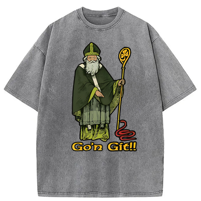 Funny Go'n Git Washed T-Shirt - Vintage Washed Apparel by VanceMade