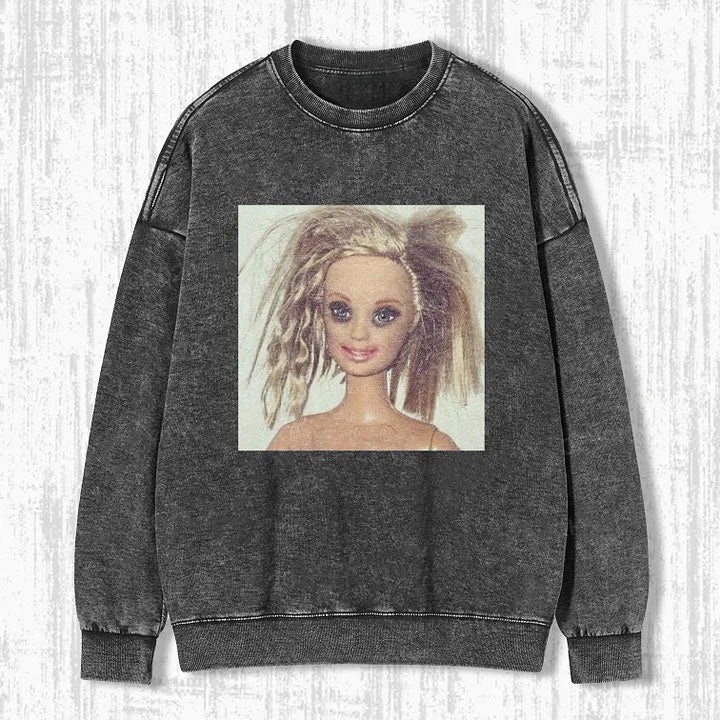 DOLL GIRL MEME SWEATSHIRTS & HOODIES