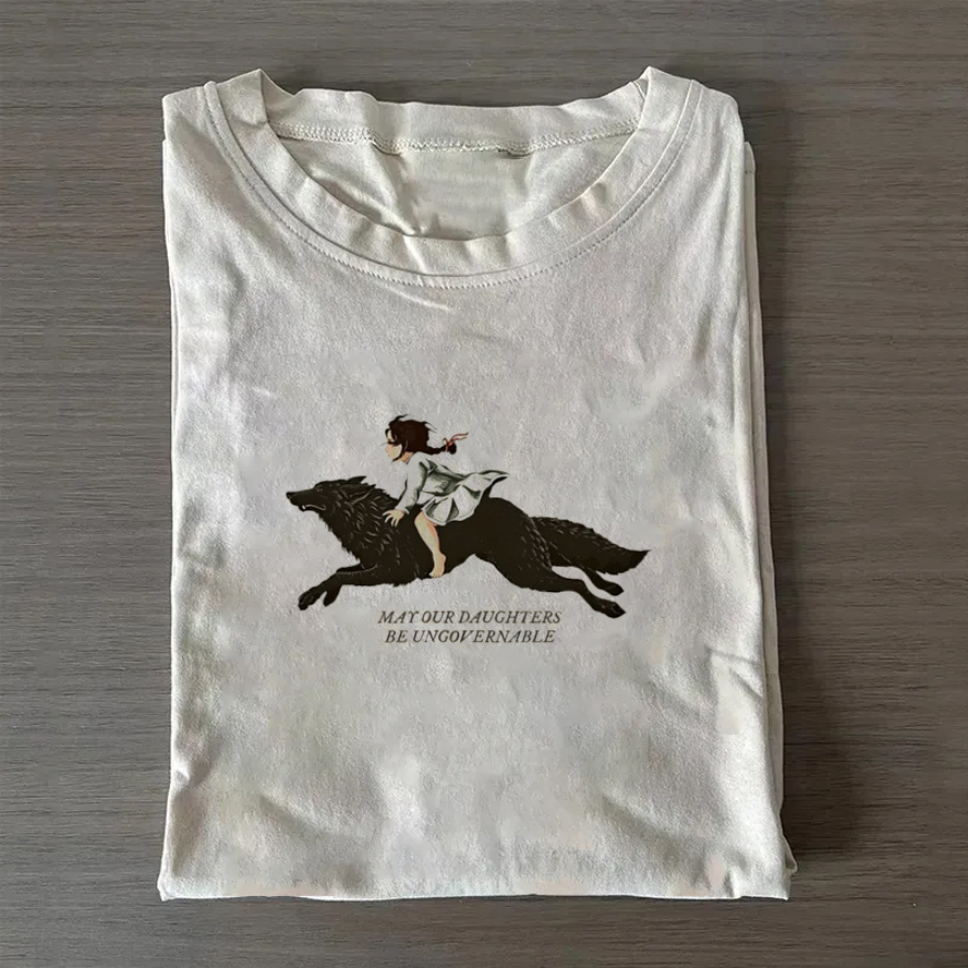 May our Daughters be Ungovernable T-shirt - Vintage Washed Apparel by VanceMade