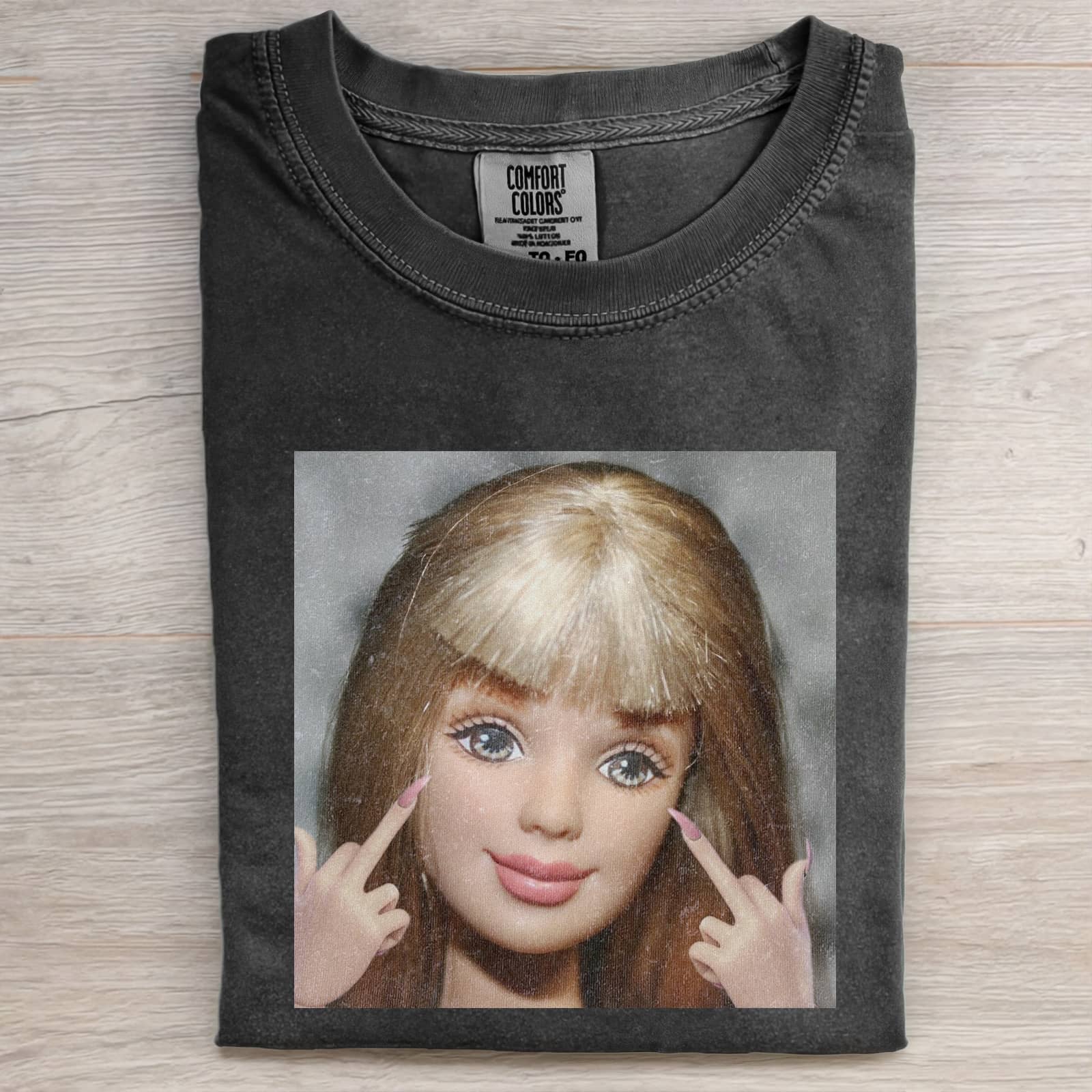 DOLL GIRL MEME T-SHIRT - Vintage Washed Apparel by VanceMade
