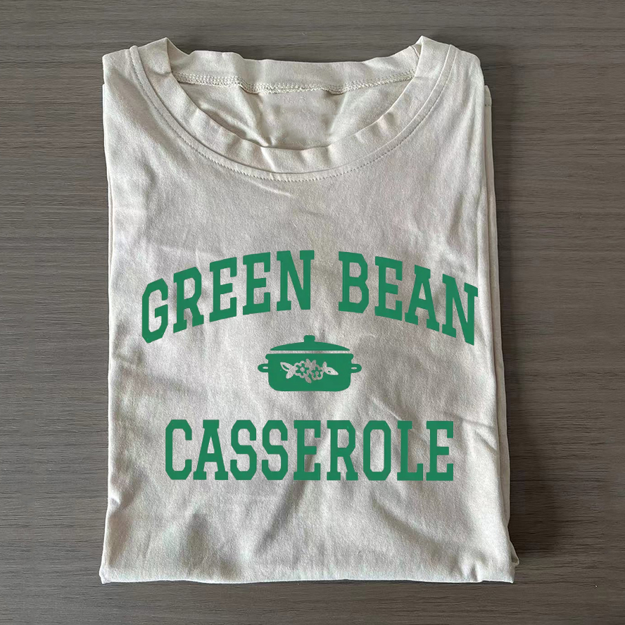 Green Bean Casserole T-shirt - Vintage Washed Apparel by VanceMade