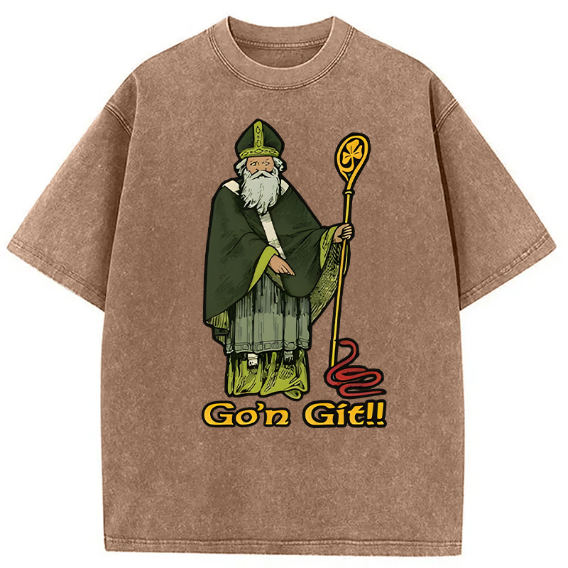 Funny Go'n Git Washed T-Shirt - Vintage Washed Apparel by VanceMade