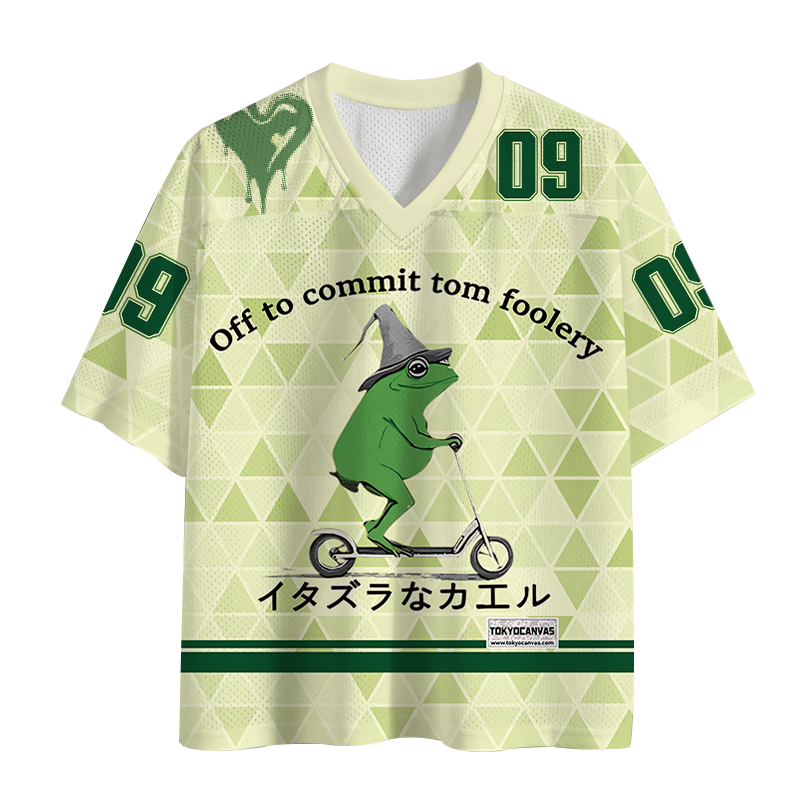 ShawnCraft® Official: Stupid Frog Mesh Jersey - Premium Breathable Cotton Apparel