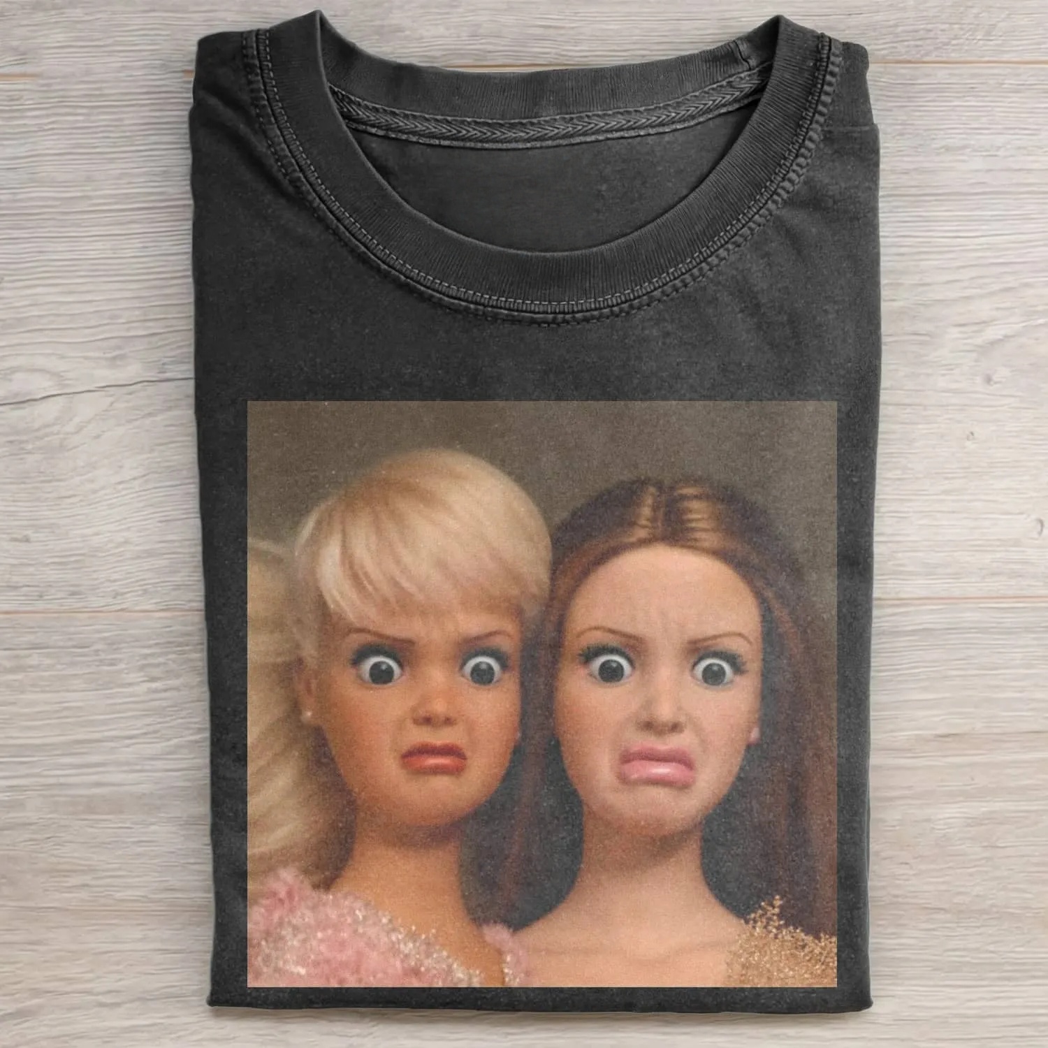 HATE Funny Doll Face MEME ICON TEE