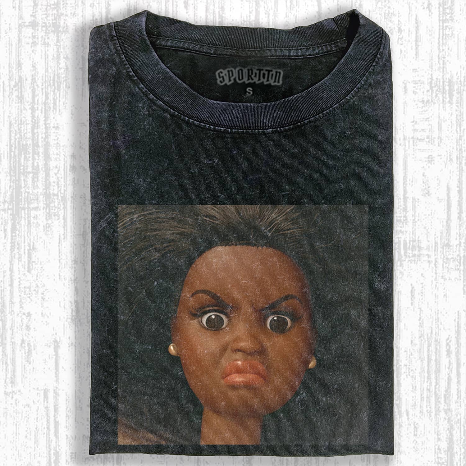 DOLL GIRL MEME T-SHIRT - Vintage Washed Apparel by VanceMade
