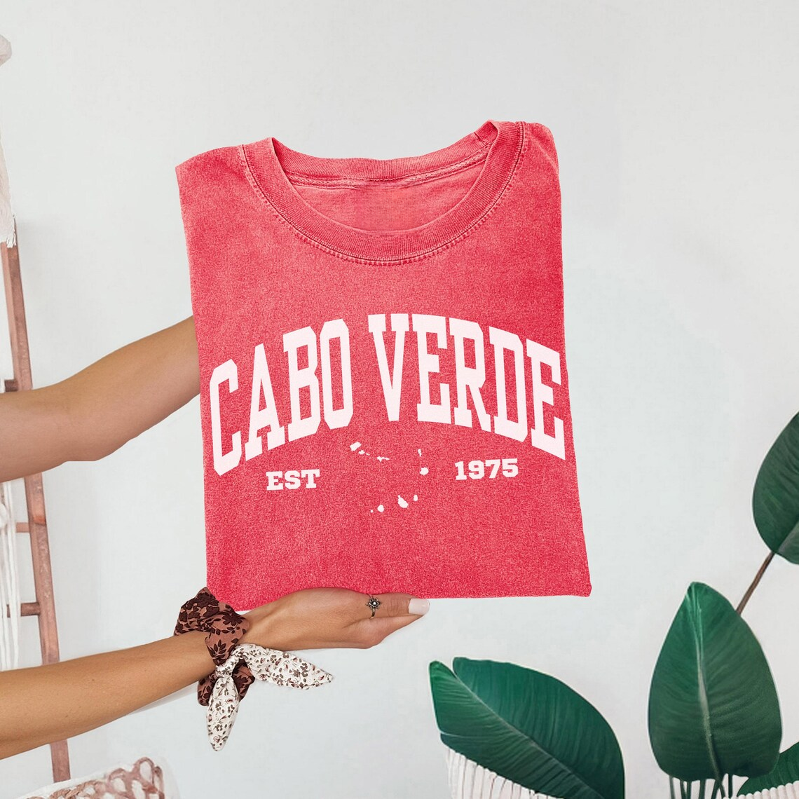 The Cabo Verde Heritage Map T-Shirt