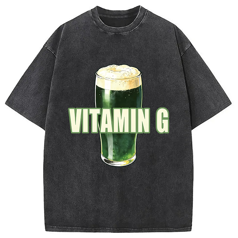 Vitamin G St. Patrick's Washed T-Shirt-Vance