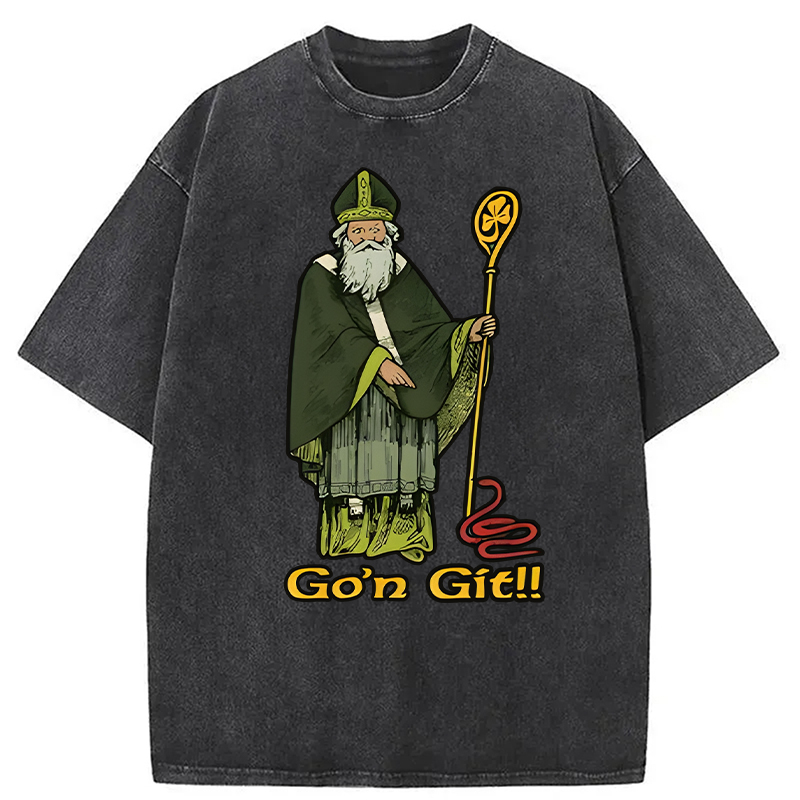 Funny Go'n Git Washed T-Shirt - Vintage Washed Apparel by VanceMade