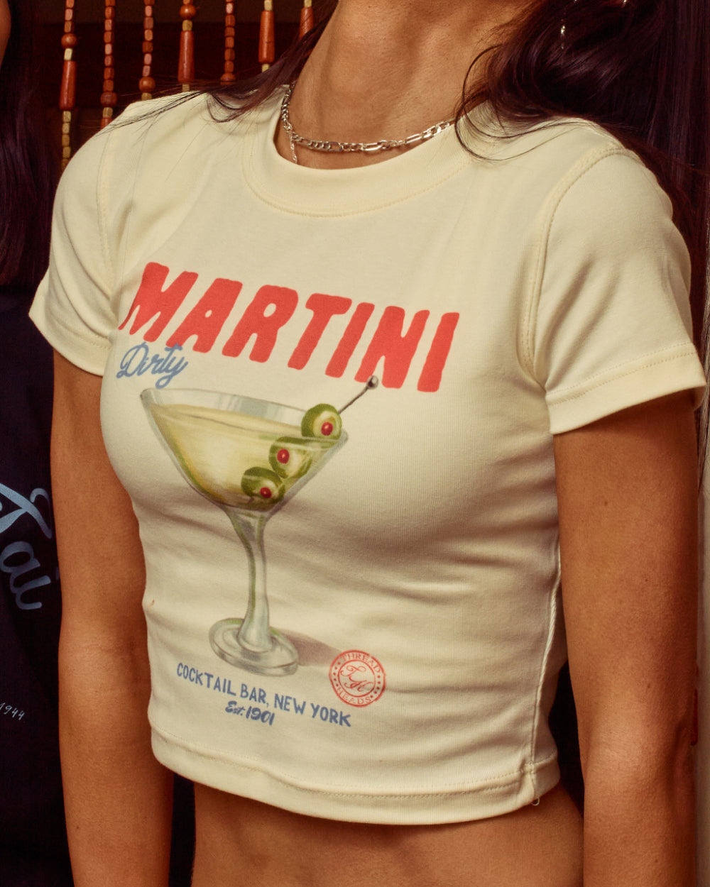 Dirty Martini Baby Tee - Vintage Washed Apparel by VanceMade