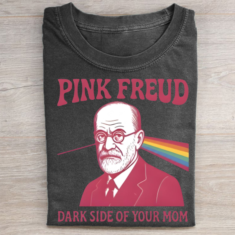 The Dark Side Of Your Mom T-shirt - Vintage Washed Apparel by VanceMade