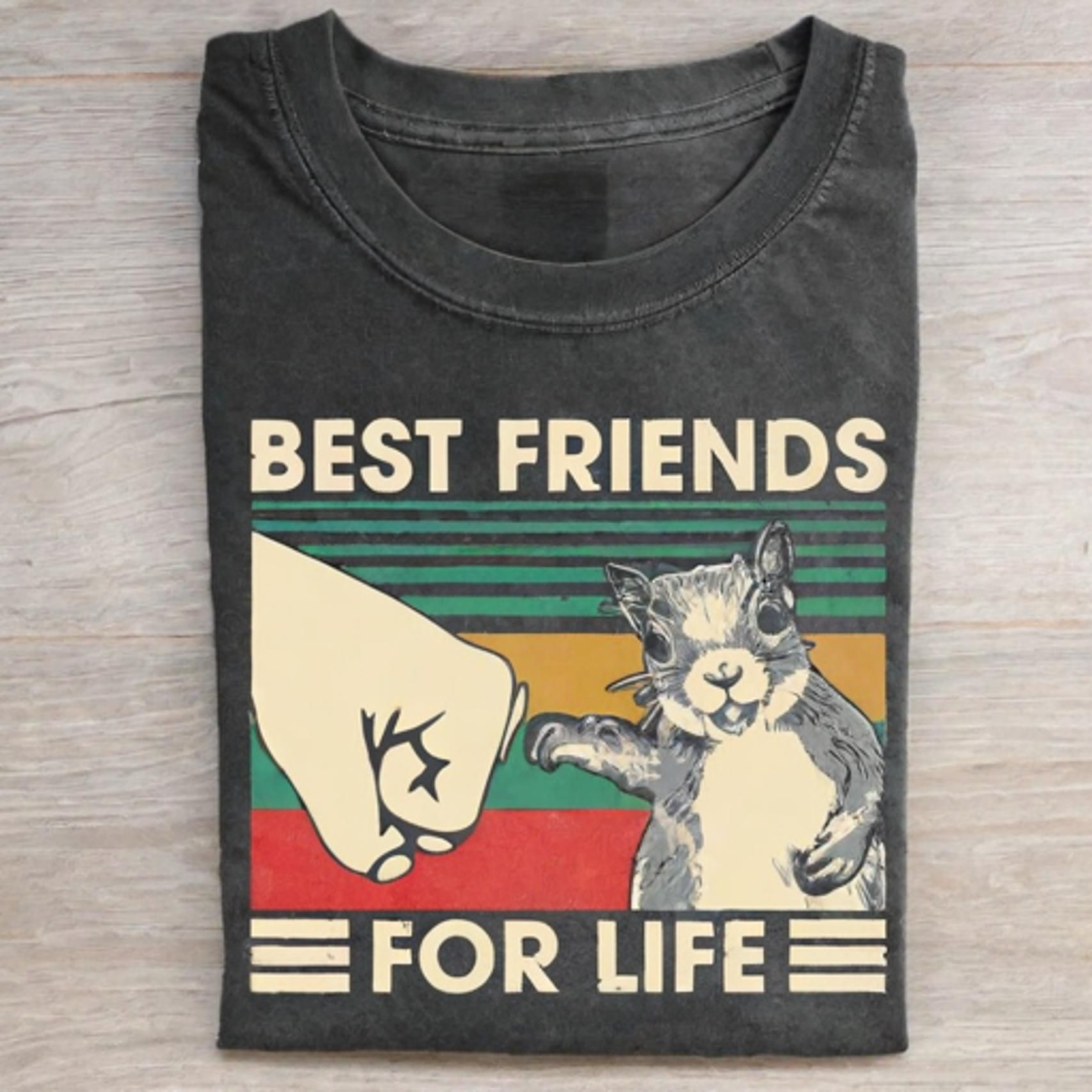 Best Friend Gift T-shirt - Vintage Washed Apparel by VanceMade