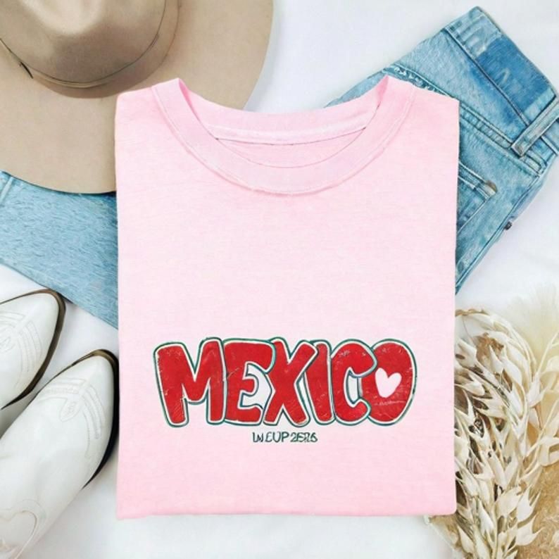 MEXICO W.CUP 2026 VINTAGE T-SHIRT - Vintage Washed Apparel by VanceMade
