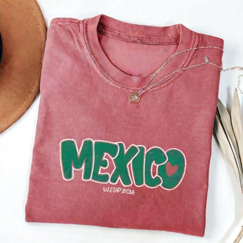 MEXICO W.CUP 2026 VINTAGE T-SHIRT - Vintage Washed Apparel by VanceMade